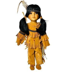 Emerald Co Indian Princess Southwestern Native American Girl Doll Figure Sandi